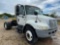 2003 INTERNATIONAL 4300 DAY CAB TRUCK TRACTOR, SINGLE AXLE, DT466 DIESEL ENGINE, AUTO TRANS, AIR