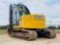 2012 DEERE 225DLC HYDRAULIC EXCAVATOR, ENCLOSED CAB, HEAT, A/C, 5492 HOURS, HYD THUMB