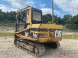 1997 CAT 307 HYDRAULIC EXCAVATOR, ENCLOSED CAB, 5832 HOURS, 22