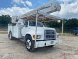 1999 FORD F-SERIES BUCKET TRUCK, CUMMINS 5.9, 6 SPD TRANS, 50,277 MILES, 3484 PTO HOURS, ALTEC