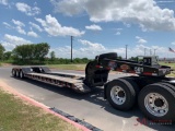 2019 LIDDELL C-55F 55 TON RGN LOWBOY TRAILER, SELF CONTAINED, PONY MOTOR, 26' WELL, TRI AXLES,