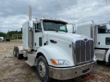 2016 PETERBILT 384 T/A SLEEPER TRUCK TRACTOR, PACCAR MX13 ENGINE, E/F 10 SPD TRANS, 294,685 MILES,