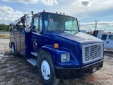 2000 FREIGHTLINER FL70 SERVICE TRUCK, CAT 3126 ENGINE, 6 SPEED MANUAL TRANS, 299,678 MILES, AIR RIDE