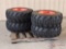 (4) NEW LOADMAXX 12-16.5 N.H.S. SKID STEER TIRES