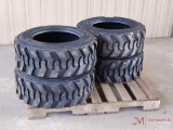 (4) NEW FORERUNNER 10-16.5 N.H.S. SKID STEER TIRES