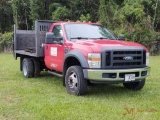 2008 FORD F-550 XL SUPER DUTY STAKE BED TRUCK