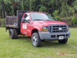 2005 FORD F-450 XL SUPER DUTY STAKE BED TRUCK