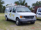 2006 FORD E-250 WORK VAN