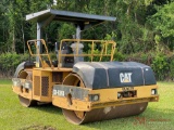 2006 CAT CB-634D DOUBLE DRUM VIBRATORY ROLLER