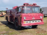 FORD 750 HOWE PUMPER TRUCK