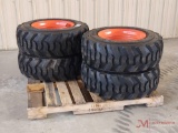 (4) NEW LOADMAXX 10-16.5 N.H.S. SKID STEER TIRES