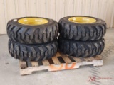 (4) NEW FORERUNNER 10-16.5 N.H.S. SKID STEER TIRES