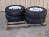 (4) NEW RAINER ST 205/75R15 TIRES