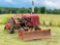 FARMALL SUPER A TRACTOR, GAS ENGINE, 2PH BEDDER, FRONT BLADE, 540 PTO, 11.2-24 RUBBER