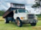 1995 FORD F SERIES SINGLE AXLE DUMP TRUCK, GAS ENGINE, 5 SPD MANUAL TRANS W/ 2 SPD REAR END, 32,989