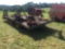 16? TRIPLE AXLE TRAILER WITH LOADING RAMPS, NEEDS REPAIRS (NO TITLE, INVOICE ONLY)