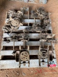 PALLET OF VARIOUS SEEDER BRACKETS