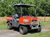 2001 KUBOTA RTV 900, 4X4, DIESEL, HYD DUMP BED, ROOF, 1463 HOURS, VIN KRTV900A81096868