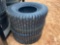 (2) DURO 18X8.50-8 LAWN MOWER TIRES