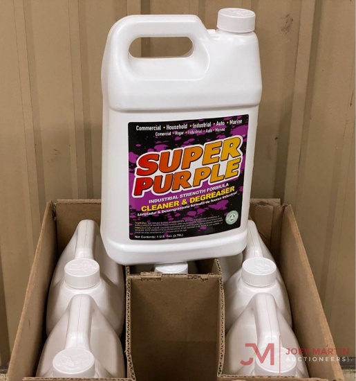 (1) CASE (6) SUPER PURPLE CLEANER AND DEGREASER