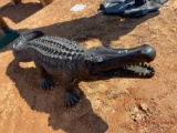 ALUMINUM ALLIGATOR DECOR