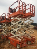 SNORKEL S3219E ELECTRIC SCISSOR LIFT, 32' REACH, NON MARKING TIRES, S/N 001725, 50 HOURS