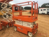 SNORKEL S3219E ELECTRIC SCISSOR LIFT, 32' REACH, NON MARKING TIRES, S/N 001721, 376 HOURS