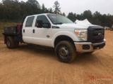 2013 FORD F350 SUPER DUTY XL FLATBED TRUCK