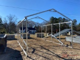 (1) 25X20X8 13 GAUGE GALVANIZED STEEL BUILDING FRAME