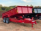 NEW 2020 7' X 14' DELTA HYDRAULIC DUMP TRAILER