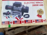 NEW ELECTRIC WINCH, 20K LB, S/N 20HKNY151-24