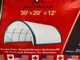 NEW 30'X20'X12' DOME SHELTER