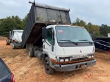 2001 MITSUBISHI FUSO CAB OVER DUMP TRUCK