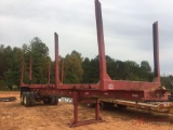 HOMEMADE 42' 4 BUNK LOG TRAILER, ASSIGNED TITLE NUMBER T917243, LANDING GEAR, SPRING RIDE ( NO