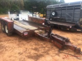 1988 13' DITCH WITH TRAILER, DUAL AXLE, STEEL DECK, CHAIN STORAGE, GI HITCH, VIN IDS000F3J17E1346