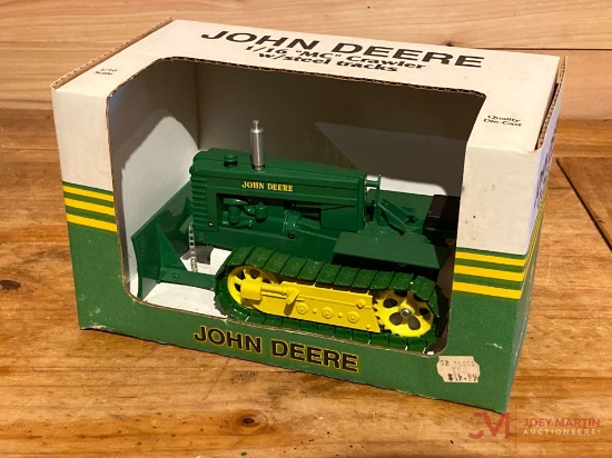 JOHN DEERE MC TRACTOR W/ STEEL TRACKS (AGES 8+)