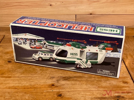 HESS HELICOPTER W/ MOTORCYCLE & CRUISER (AGES 8+)