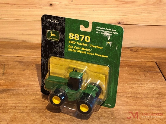 ERTL JOHN DEERE 8870 4WD TRACTOR, 1:64 SCALE