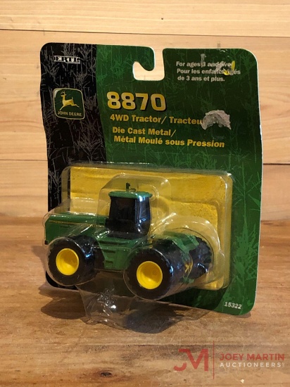 ERTL JOHN DEERE 8870 4WD TRACTOR, 1:64 SCALE