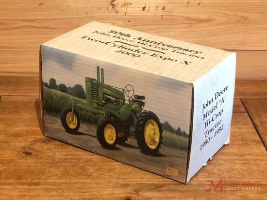 ERTL JOHN DEERE "50TH ANNIVERSARY" HI-CROP TRACTORS, 2 CYLINDER EXPO X 3000