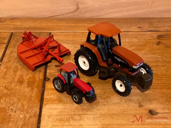 (2) TRACTORS AND (2) ROTARY MOWERS