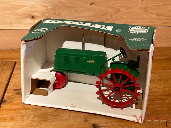 OLIVER 70 SPEC-CAST TRACTOR ON STEEL WHEELS, 1/16 SCALE