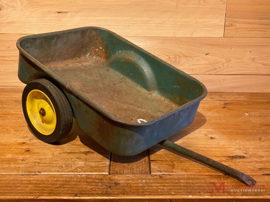 GREEN PEDAL TRACTOR TRAILER