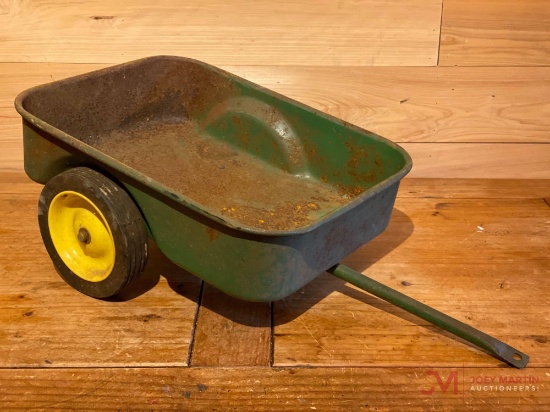 GREEN PEDAL TRACTOR TRAILER