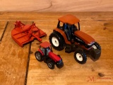 (2) TRACTORS AND (2) ROTARY MOWERS