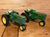 (2) JOHN DEERE 3020 TRACTORS, TRICYCLE