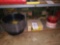 (3) ROLLS OF WARNING TAPE, (14) OIL DRAIN PANS