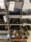 (7) BINS OF MISC. TOOLS, STAPLE GUNS, CHISELS, CLAMPS, PLIERS, CLIPS, O-RINGS, ELECTRICAL CONNECTORS