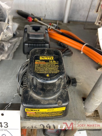 DEWALT BATTERY AND CHARGER, BLACK & DECKER CHARGER