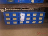 18 DRAWER STORAGE CABINET AND CONTENTS